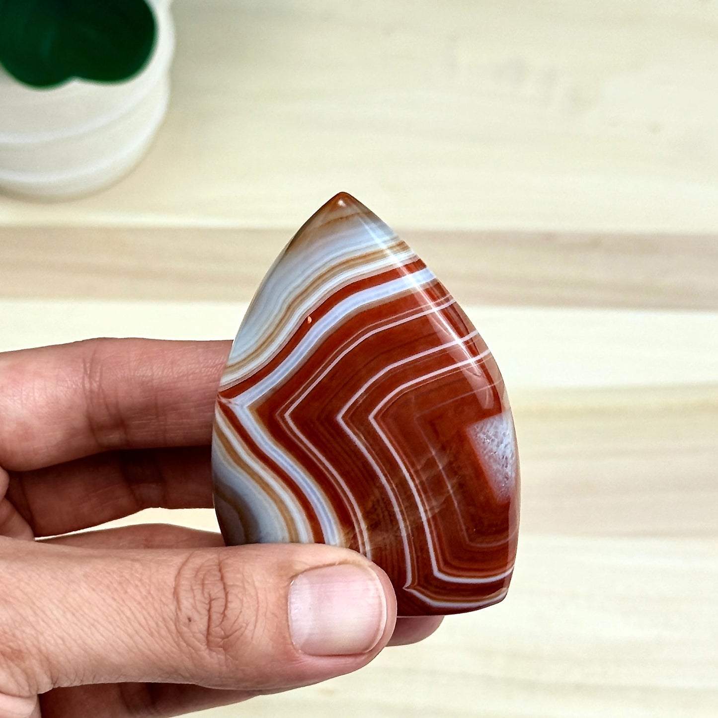 Carnelian Tear Drop C, Itsy's Crystal Cove LLC