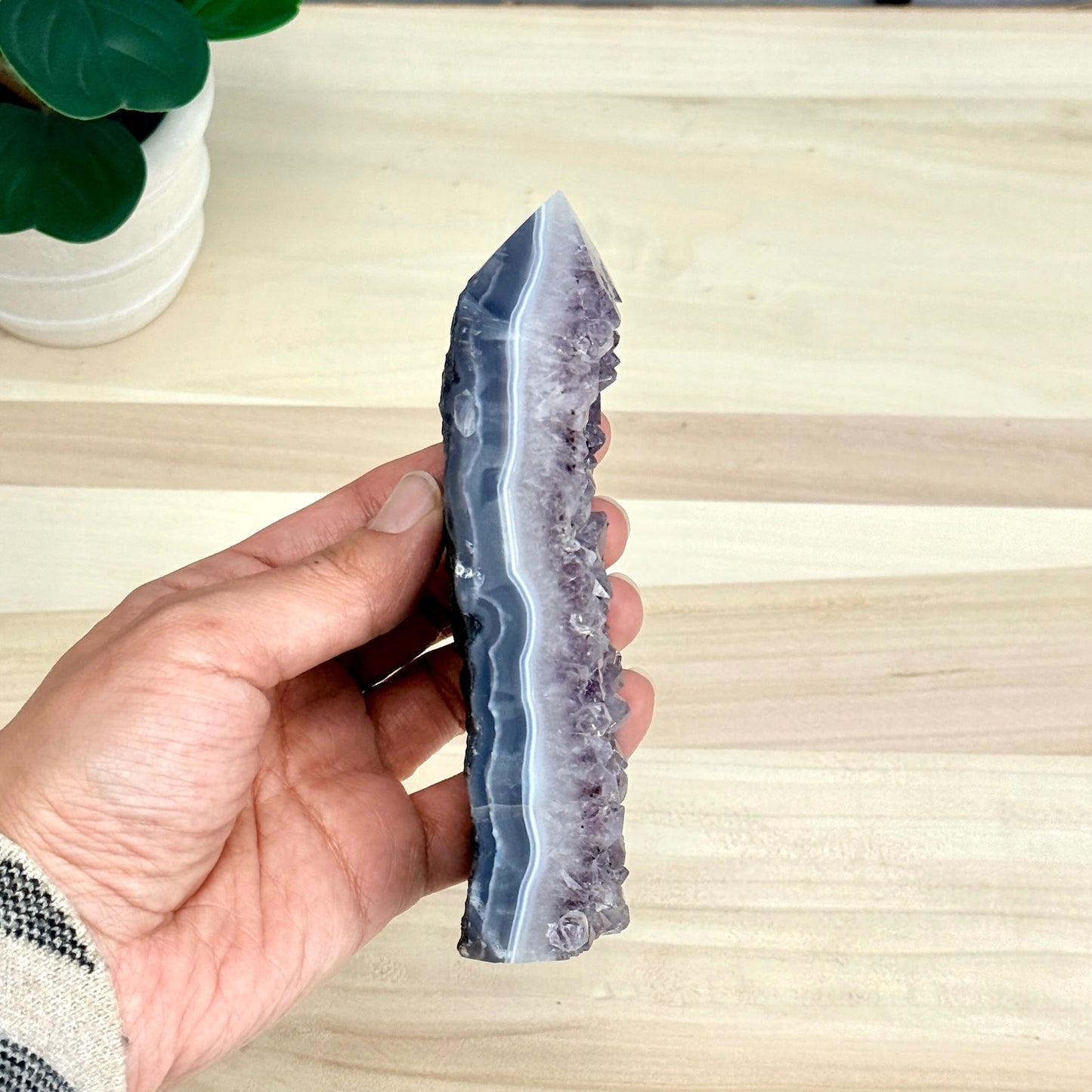 Amethyst Cluster Tower B - Itsy's Crystal Cove LLC