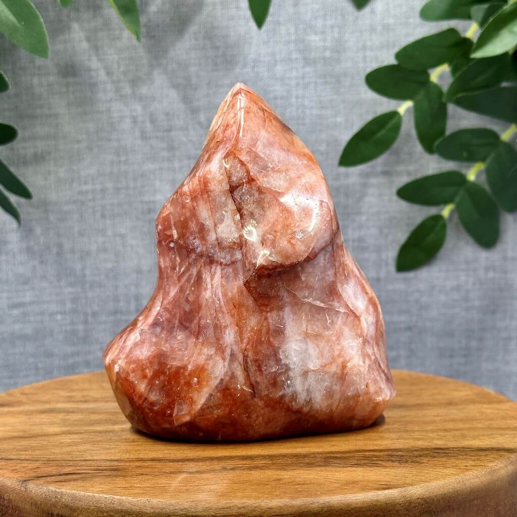 Fire Quartz Flame Carving - Crystal Flames and Freeforms Collection - Itsy's Crystal Cove LLC
