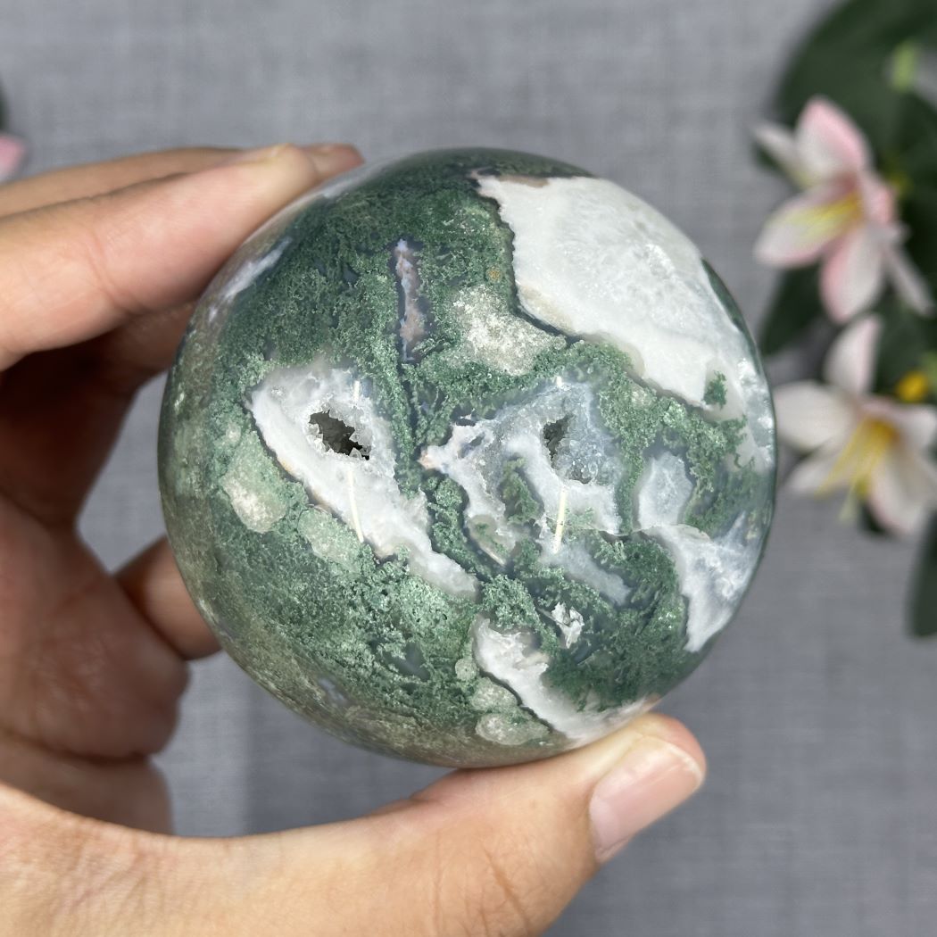 Polychrome Jasper Sphere - Crystal Spheres Collection - Itsy's Crystal Cove LLC