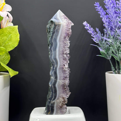 Amethyst Cluster Tower C - Itsy's Crystal Cove LLC