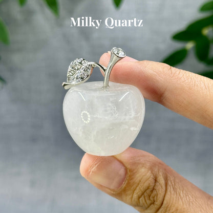 Crystal Apple Carvings - Itsy's Crystal Cove LLC