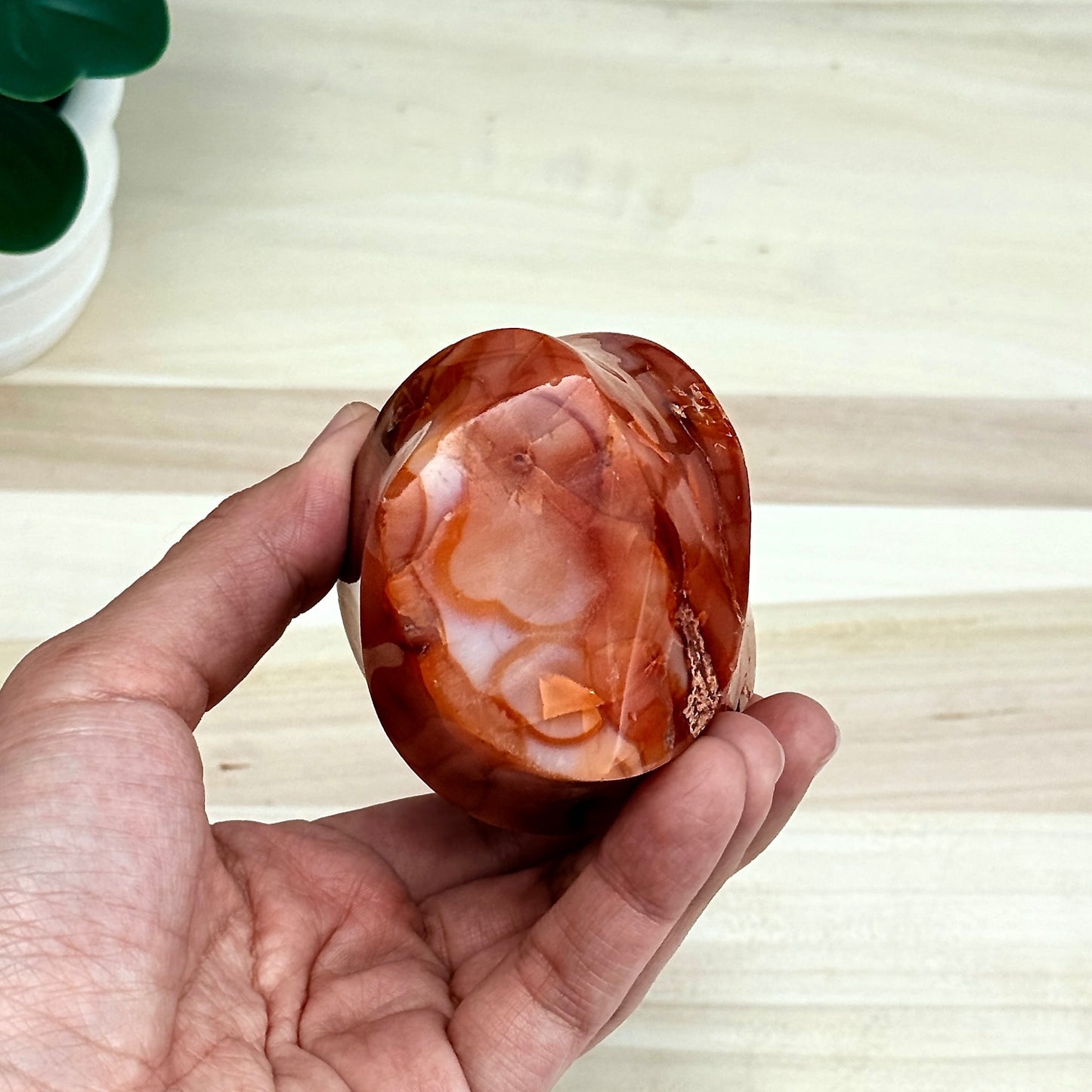 Carnelian Flame, 1 lb. 5.9 oz., Itsy's Crystal Cove LLC