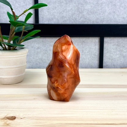 Carnelian Flame, 1 lb. 5.9 oz., Itsy's Crystal Cove LLC