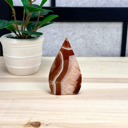 Carnelian Tear Drop A, Itsy's Crystal Cove LLC