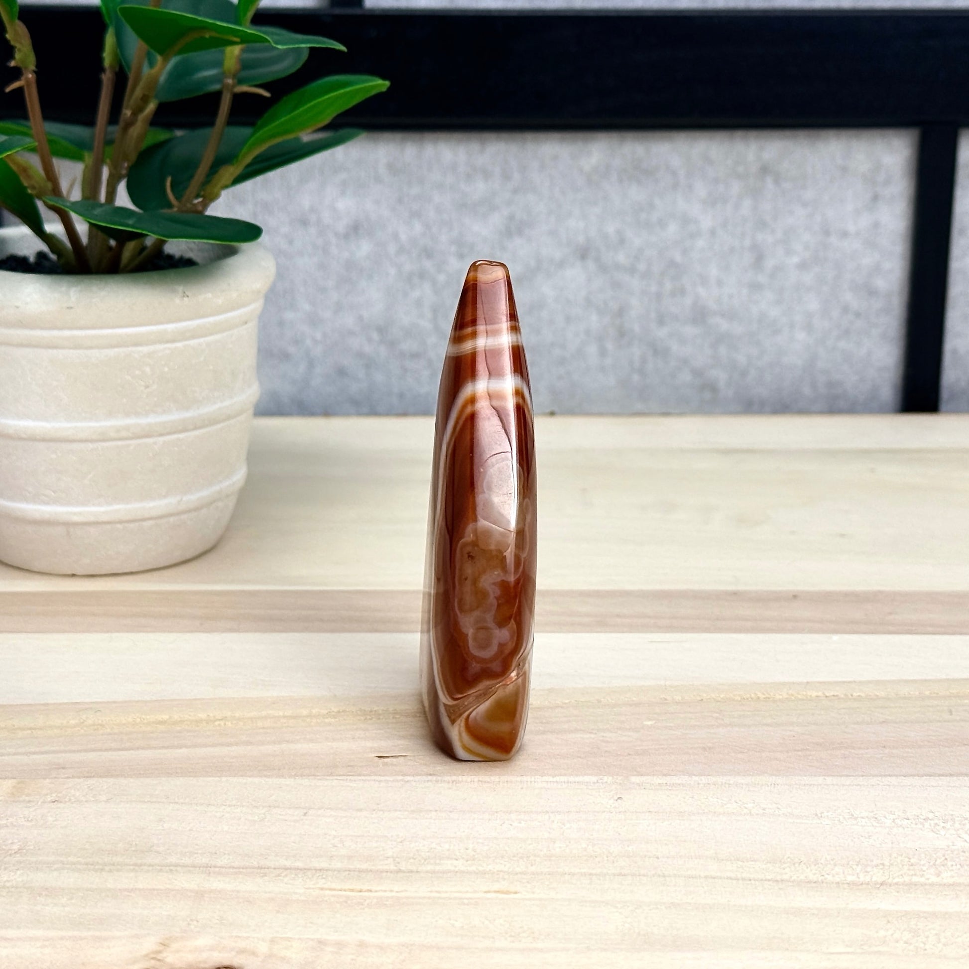 Carnelian Tear Drop A, Itsy's Crystal Cove LLC