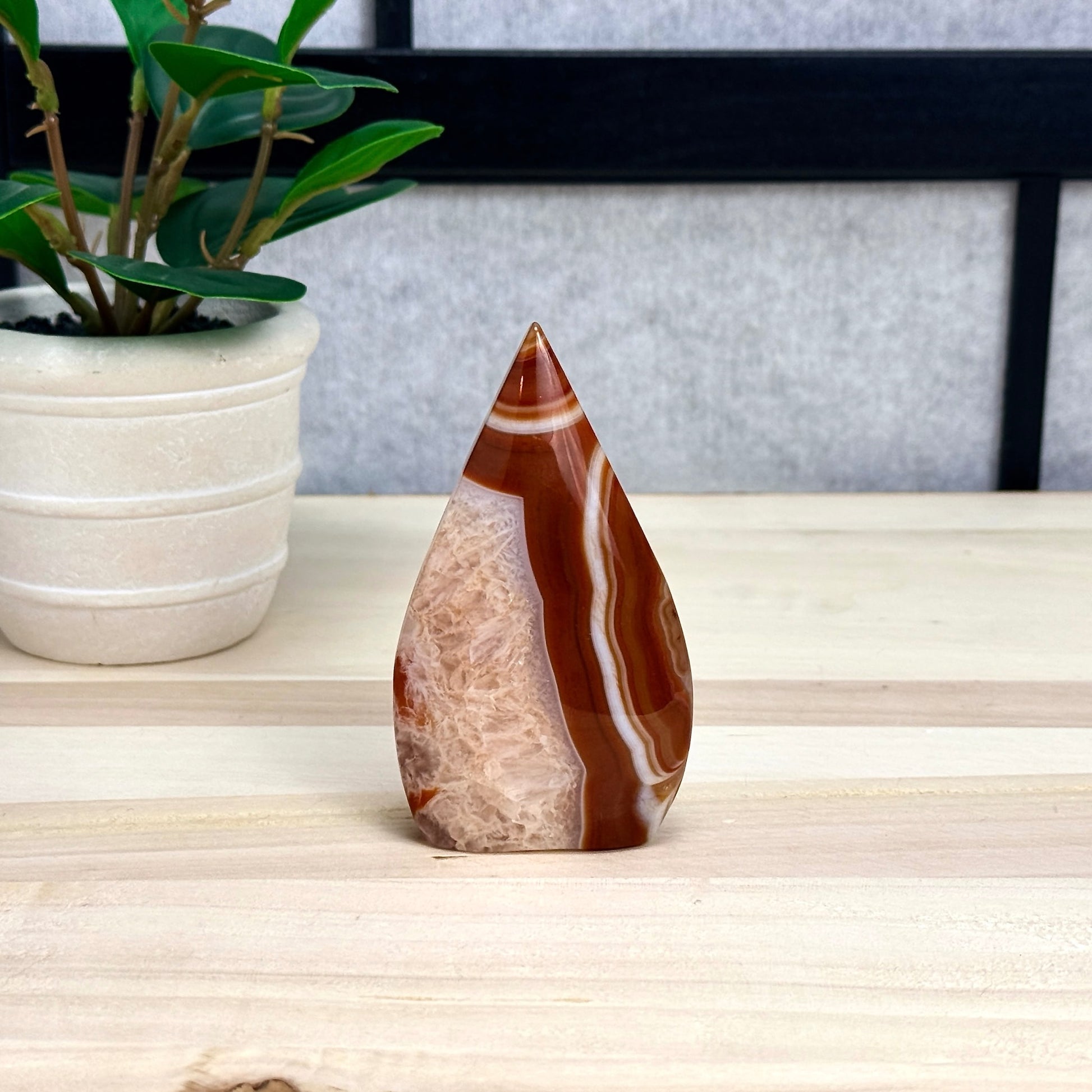Carnelian Tear Drop A, Itsy's Crystal Cove LLC