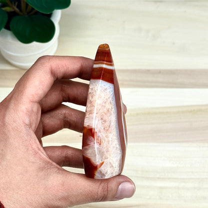 Carnelian Tear Drop A, Itsy's Crystal Cove LLC