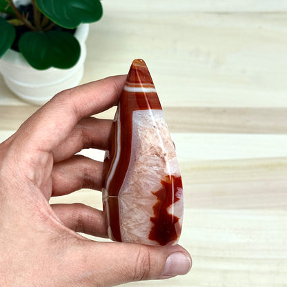 Carnelian Tear Drop A, Itsy's Crystal Cove LLC
