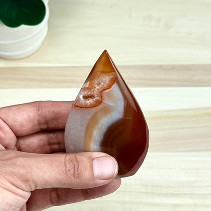 Carnelian Tear Drop B - Itsy's Crystal Cove LLC