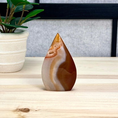 Carnelian Tear Drop B - Itsy's Crystal Cove LLC