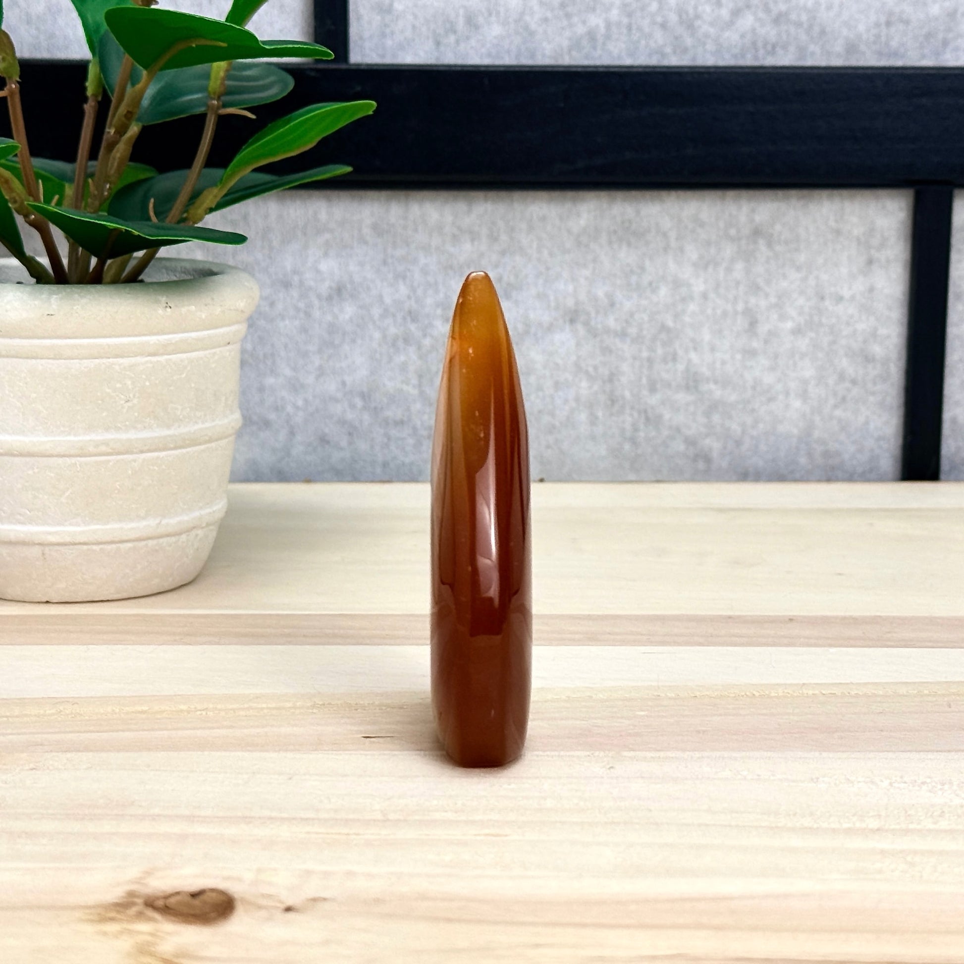 Carnelian Tear Drop B - Itsy's Crystal Cove LLC