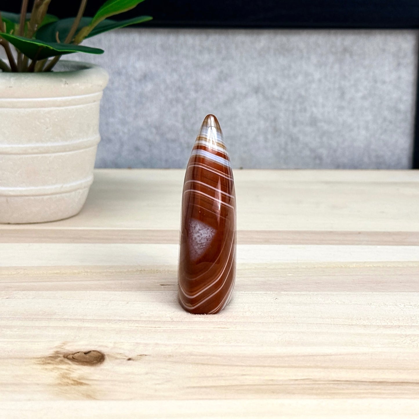 Carnelian Tear Drop C, Itsy's Crystal Cove LLC