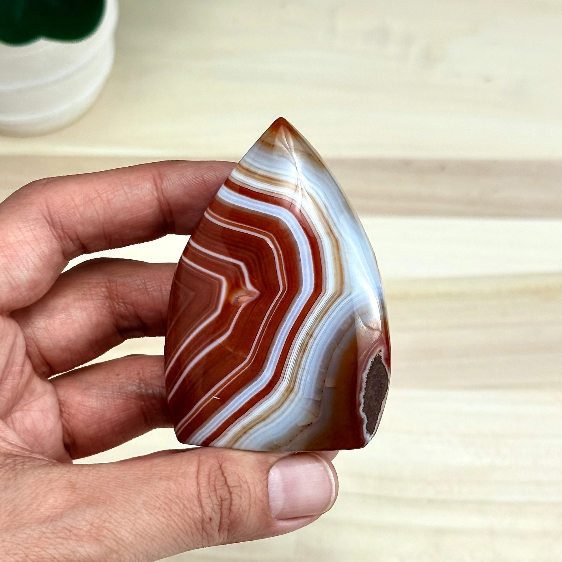 Carnelian Tear Drop C, Itsy's Crystal Cove LLC