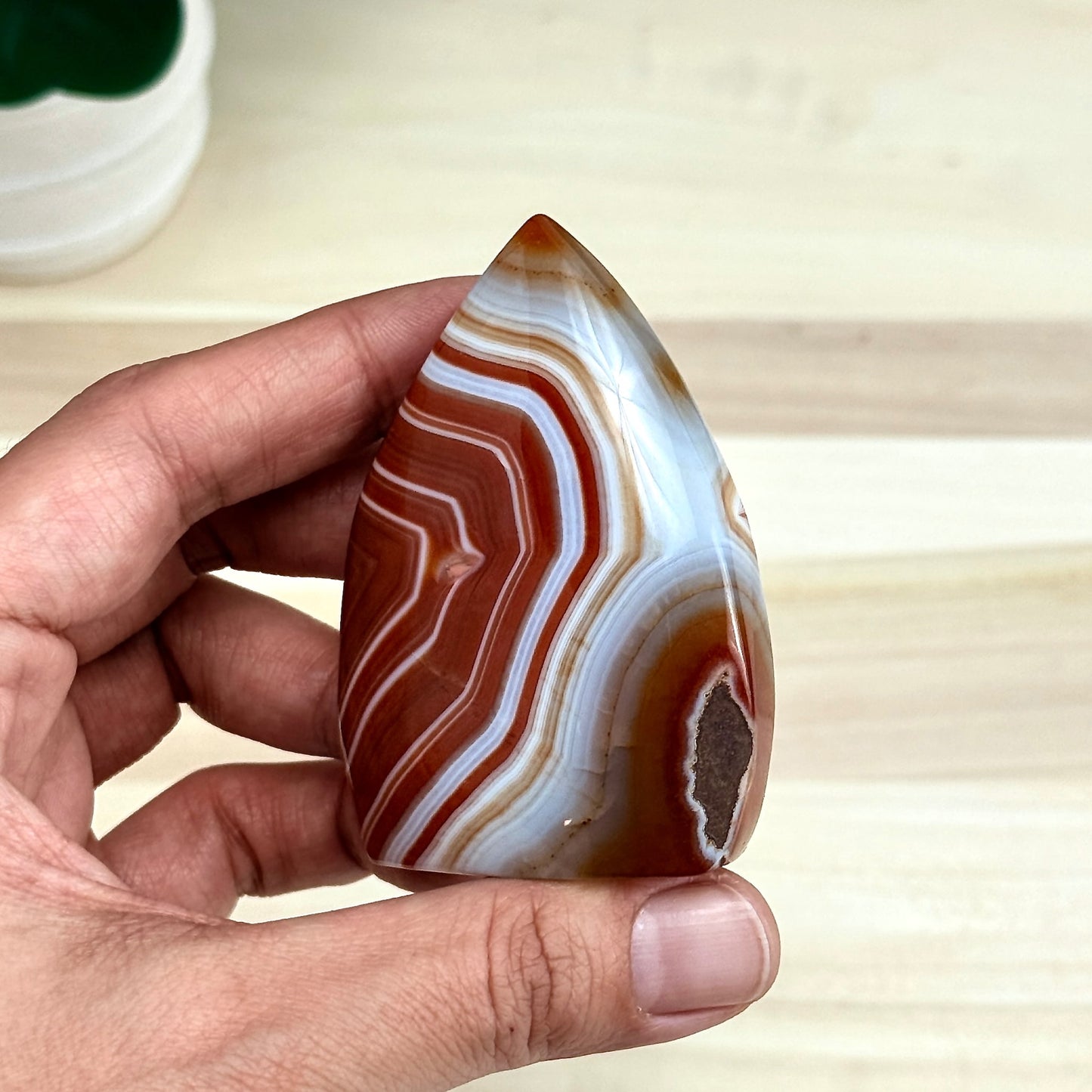 Carnelian Tear Drop C, Itsy's Crystal Cove LLC