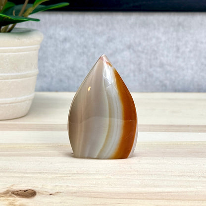 Carnelian Tear Drop D, Itsy's Crystal Cove LLC