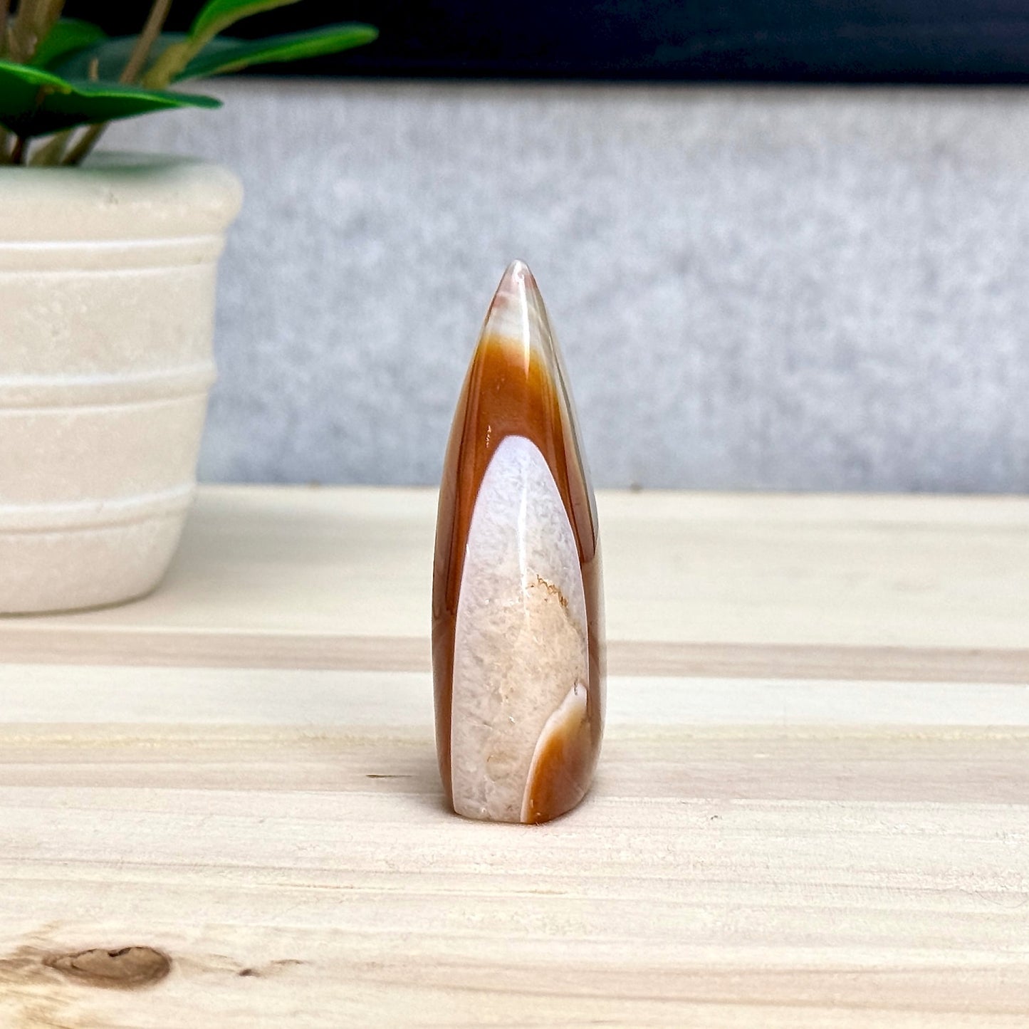 Carnelian Tear Drop D, Itsy's Crystal Cove LLC