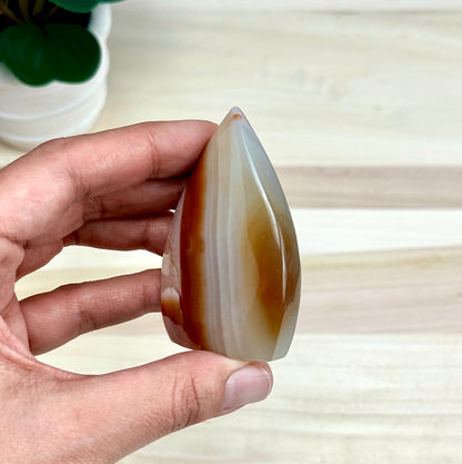 Carnelian Tear Drop D, Itsy's Crystal Cove LLC