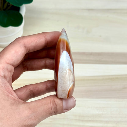 Carnelian Tear Drop D, Itsy's Crystal Cove LLC