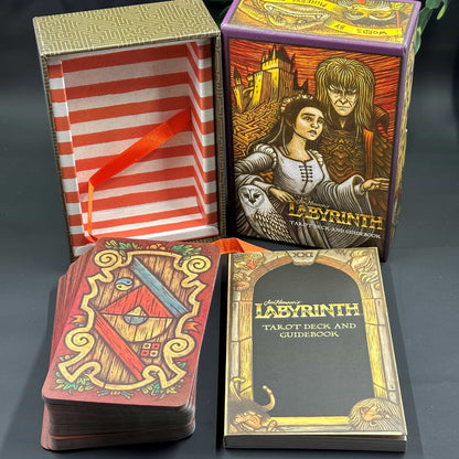 Jim Henson's Labyrinth Tarot Deck and Guidebook, written by Minerva Siegel, illustrated by Tomas Hijo - Itsy's Crystal Cove LLC