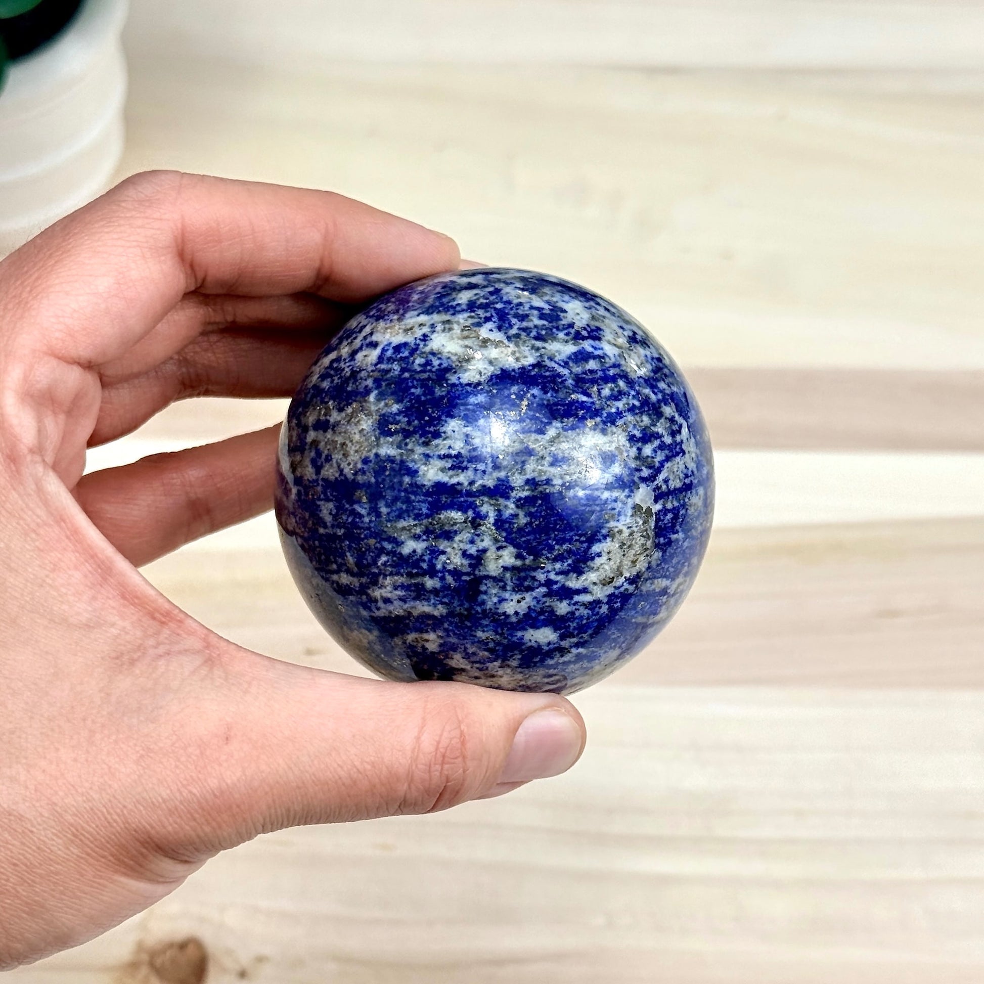 Lapis Lazuli Sphere, 2.76 in. - Itsy's Crystal Cove LLC