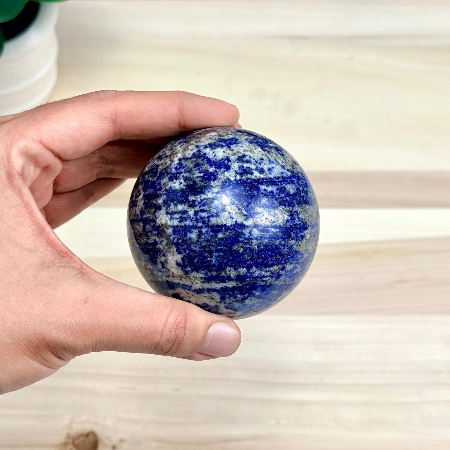 Lapis Lazuli Sphere, 2.76 in. - Itsy's Crystal Cove LLC