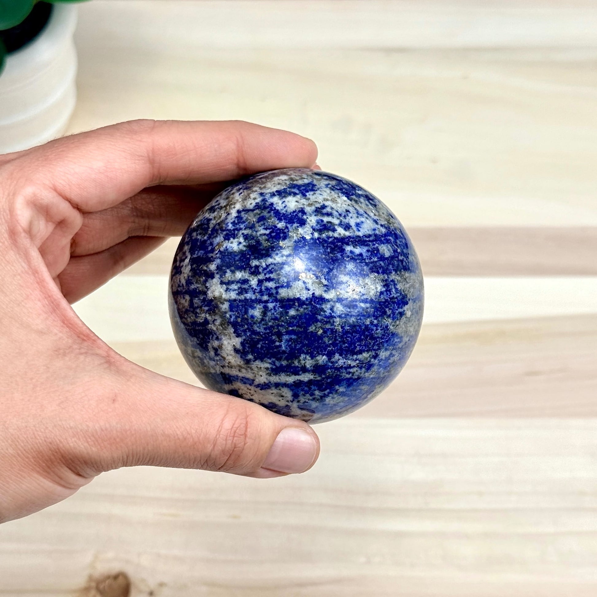 Lapis Lazuli Sphere, 2.76 in. - Itsy's Crystal Cove LLC