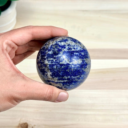 Lapis Lazuli Sphere, 2.76 in. - Itsy's Crystal Cove LLC