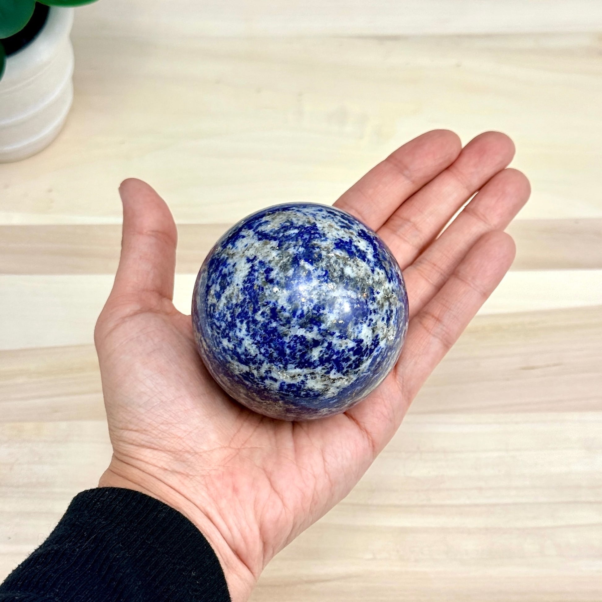 Lapis Lazuli Sphere, 2.76 in. - Itsy's Crystal Cove LLC