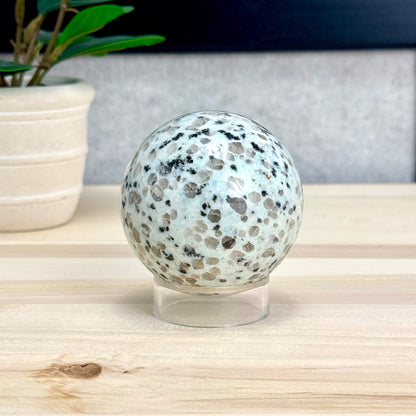 Kiwi Jasper Sphere, 2.66 in. - Itsy's Crystal Cove LLC