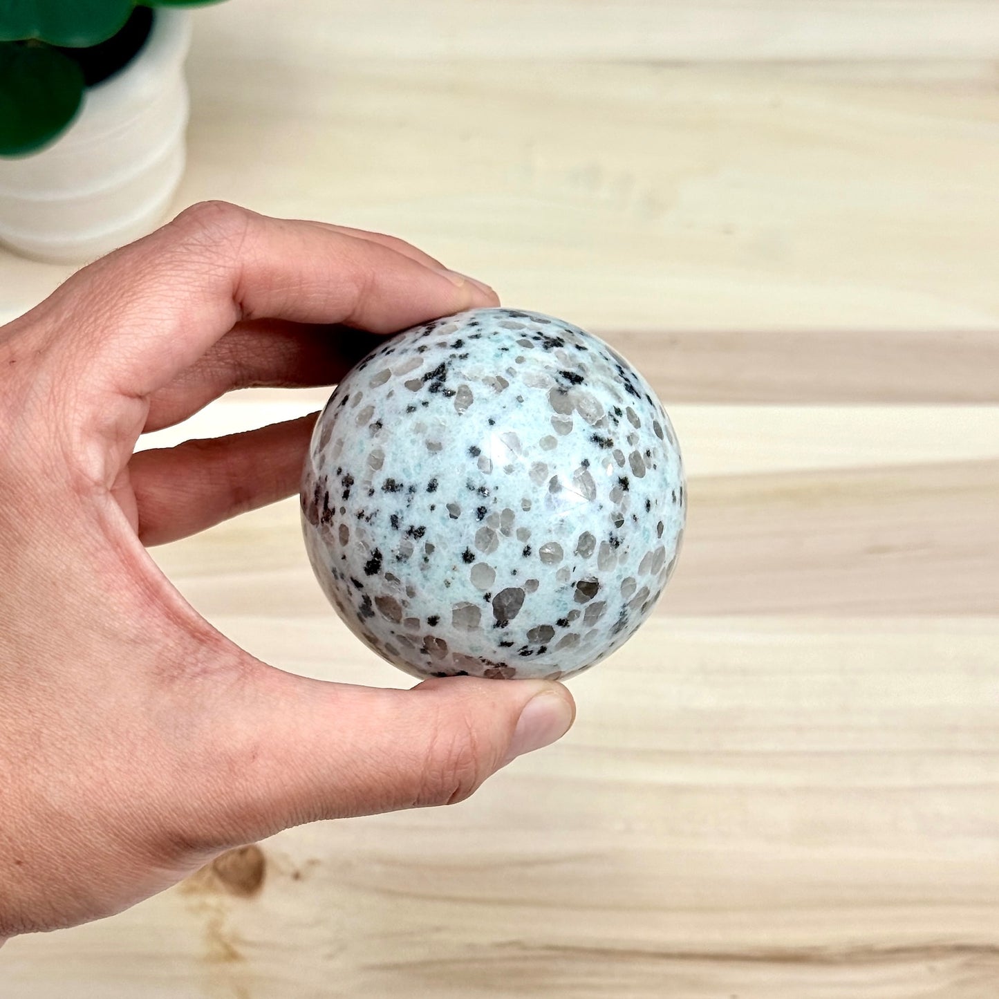 Kiwi Jasper Sphere, 2.66 in. - Itsy's Crystal Cove LLC