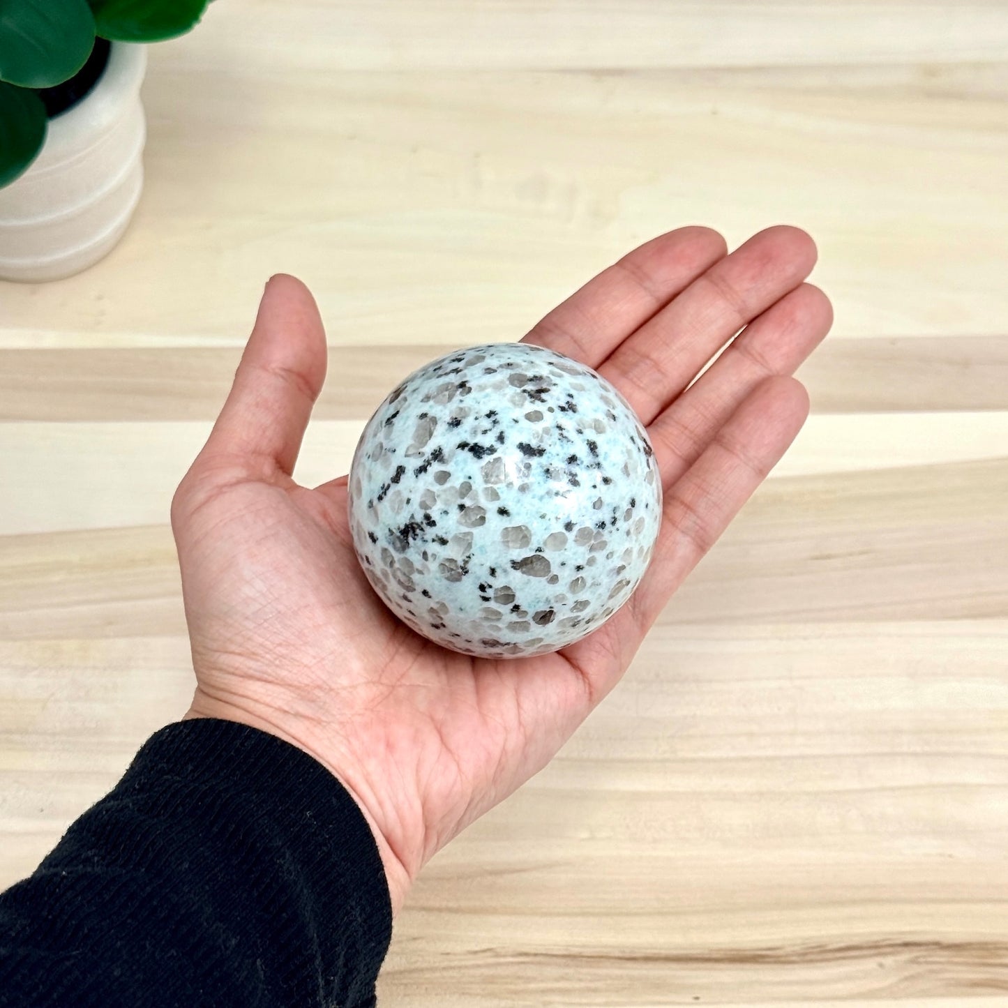 Kiwi Jasper Sphere, 2.66 in. - Itsy's Crystal Cove LLC