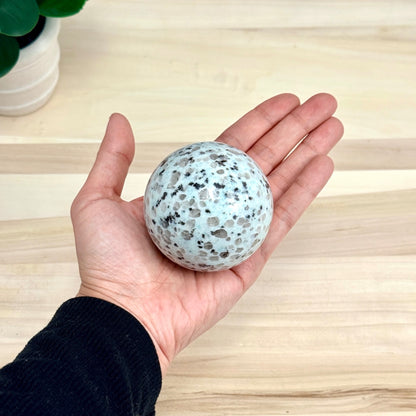 Kiwi Jasper Sphere, 2.66 in. - Itsy's Crystal Cove LLC