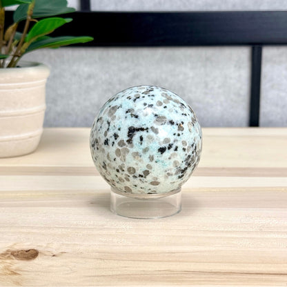 Kiwi Jasper Sphere, 2.66 in. - Itsy's Crystal Cove LLC