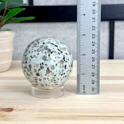 Kiwi Jasper Sphere, 2.66 in. - Itsy's Crystal Cove LLC