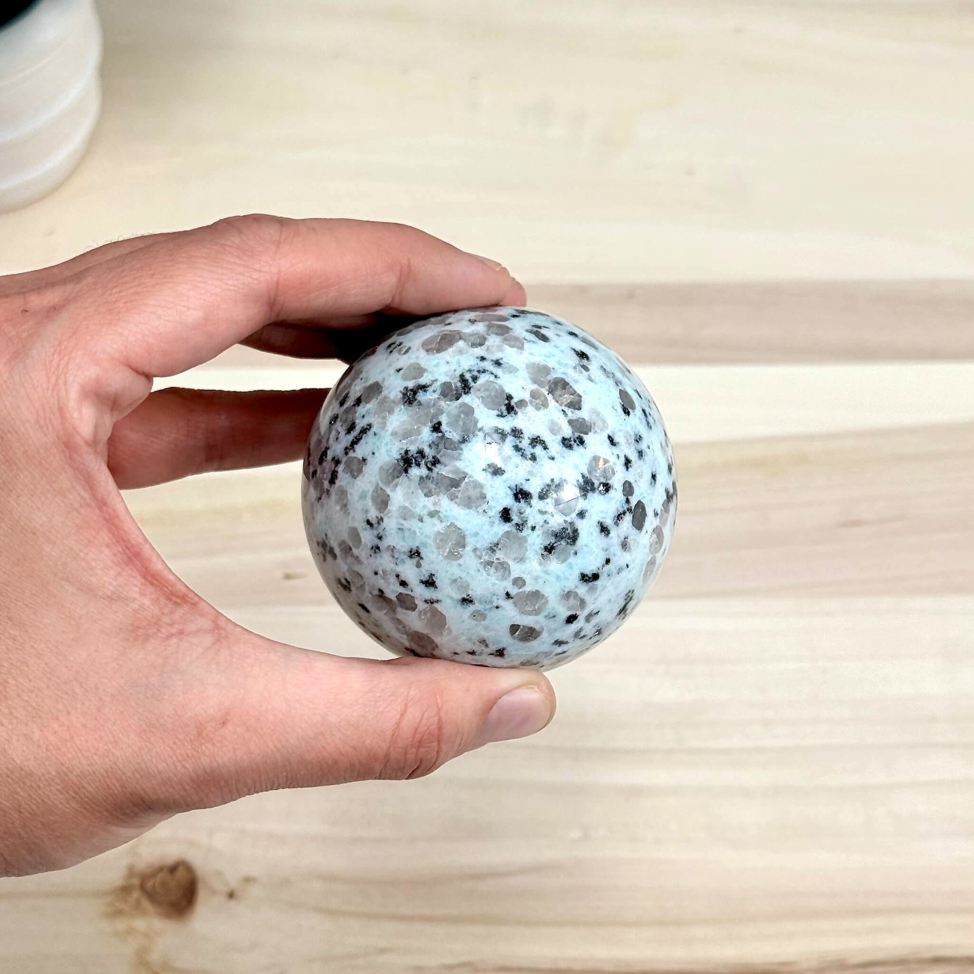 Kiwi Jasper Sphere, 2.55 in. - Itsy's Crystal Cove LLC