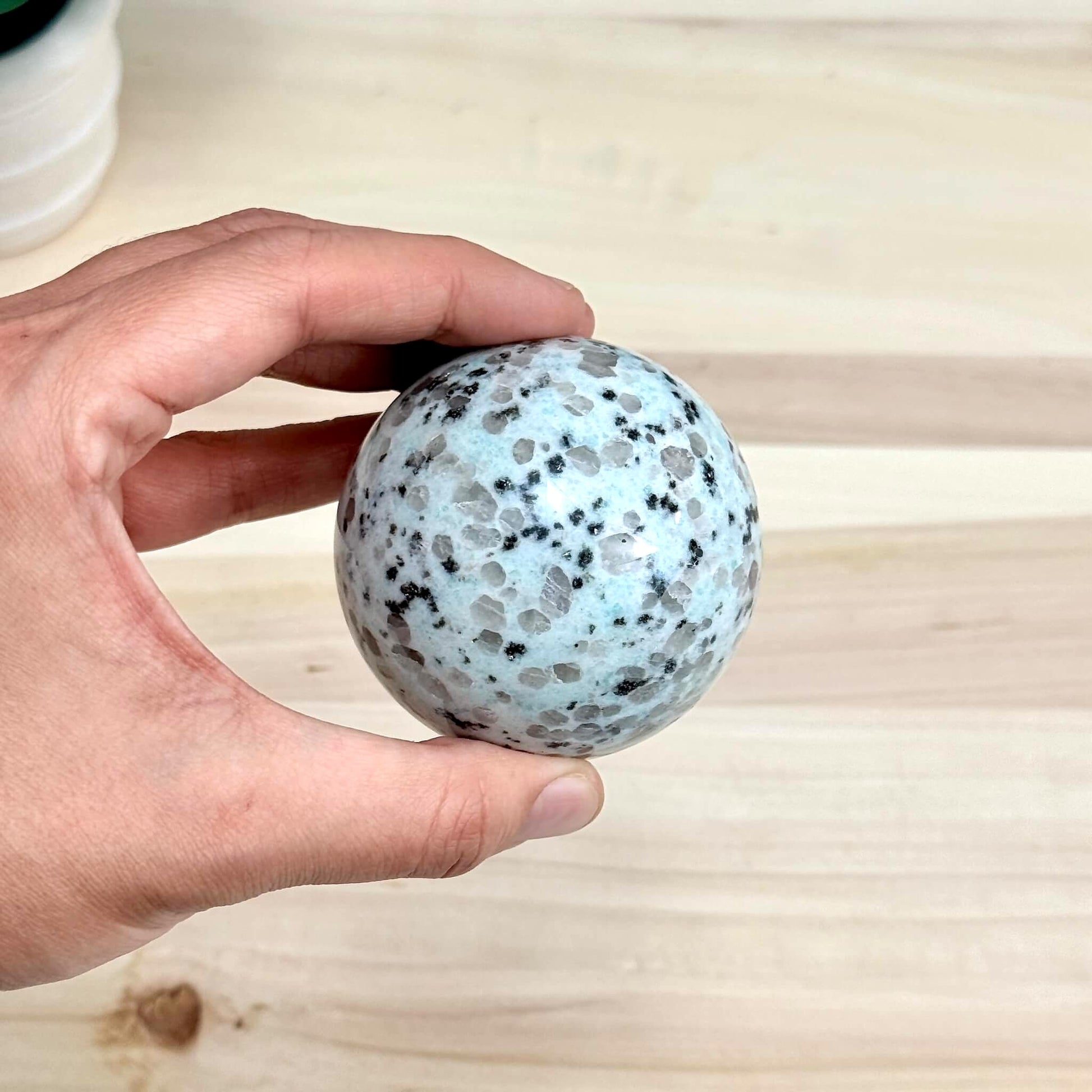 Kiwi Jasper Sphere, 2.55 in. - Itsy's Crystal Cove LLC