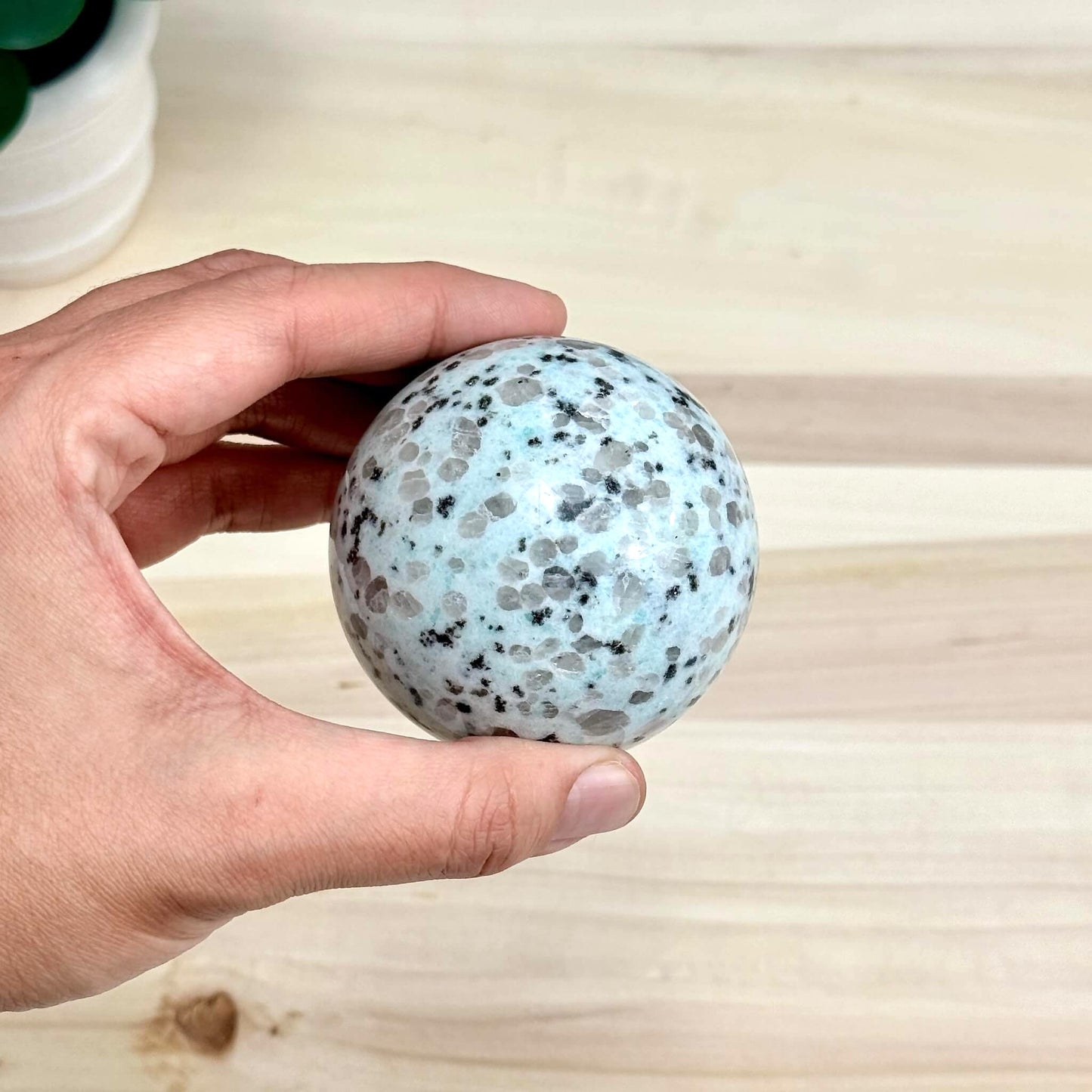 Kiwi Jasper Sphere, 2.55 in. - Itsy's Crystal Cove LLC