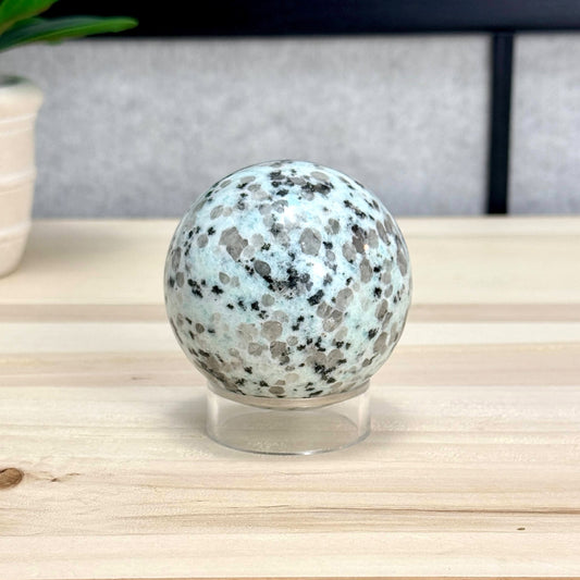Kiwi Jasper Sphere, 2.55 in. - Itsy's Crystal Cove LLC