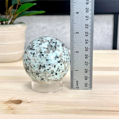 Kiwi Jasper Sphere, 2.55 in. - Itsy's Crystal Cove LLC