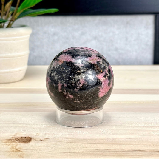 Rhodonite Sphere, 2.44 in. - Itsy's Crystal Cove LLC
