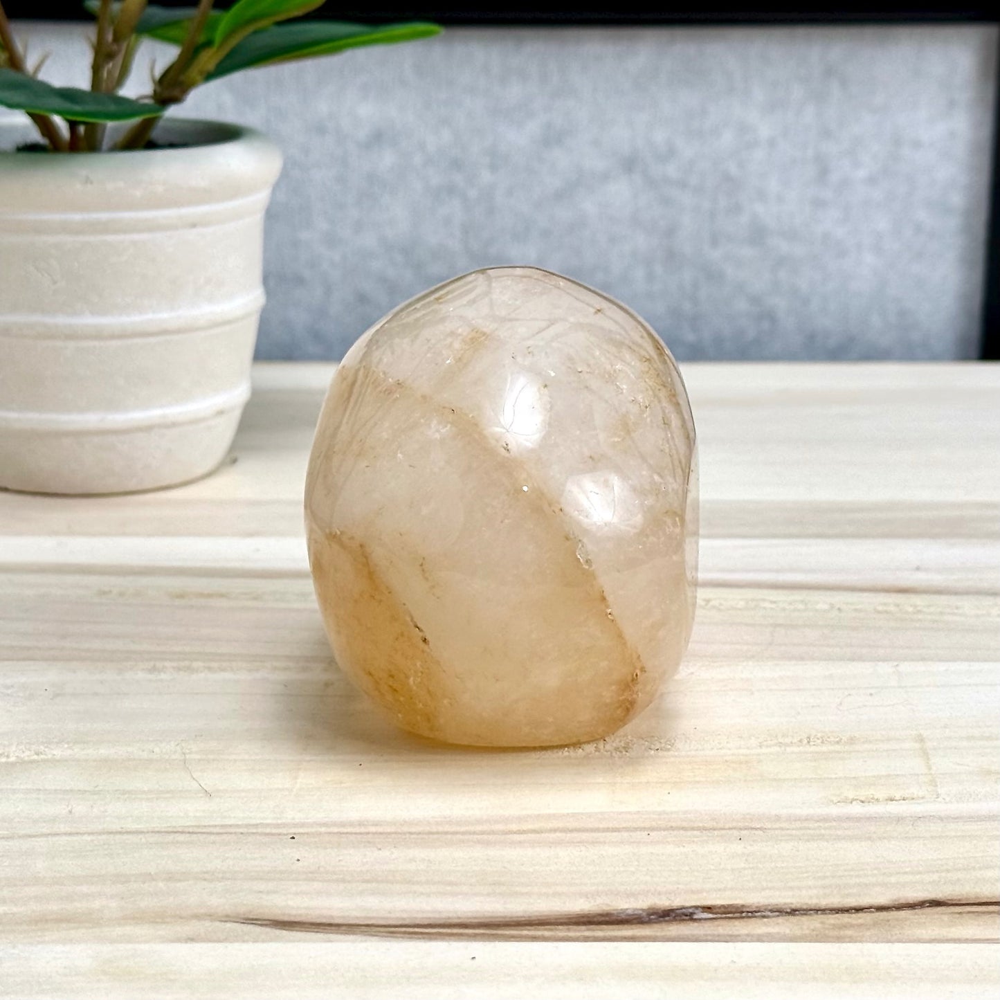 Golden Healer Skull Carving, 1 lb. 7.9 oz.