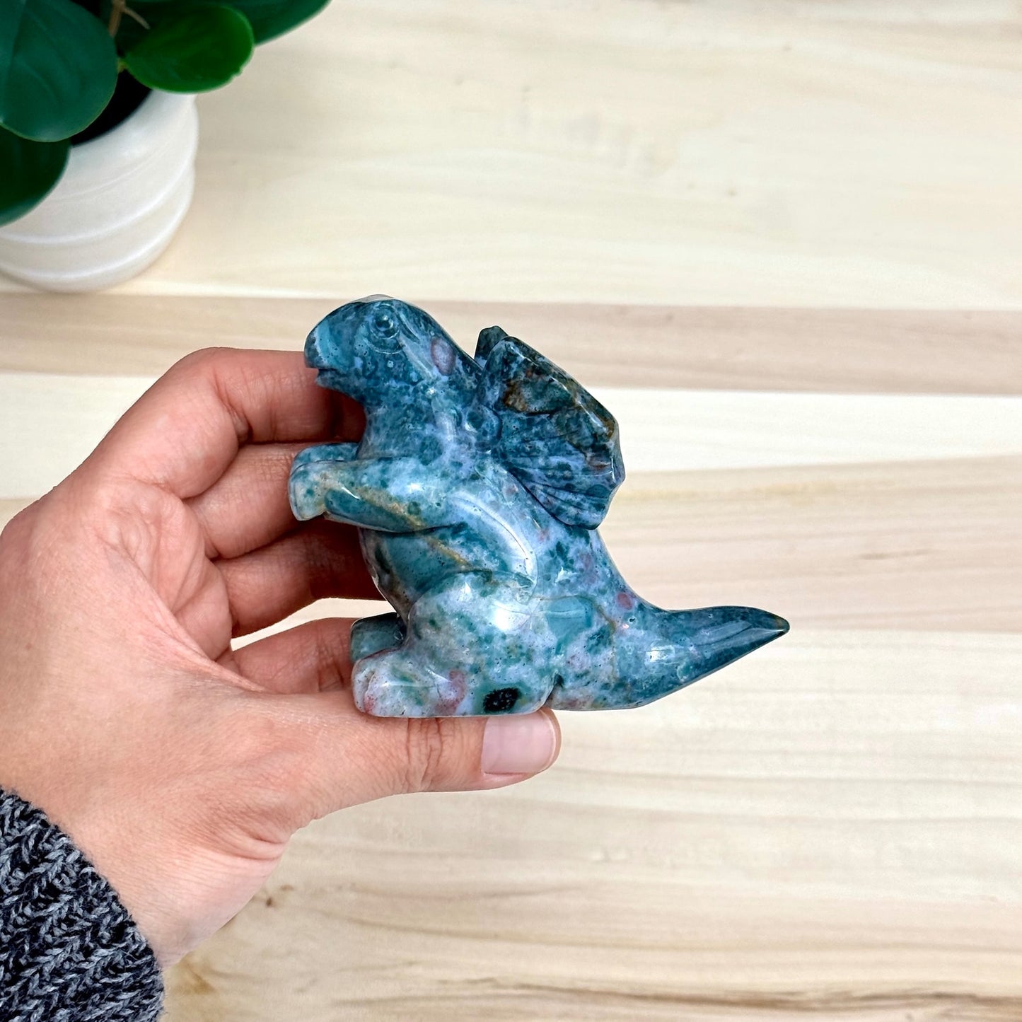 Sea Jasper Chunky Dragon - Itsy's Crystal Cove LLC