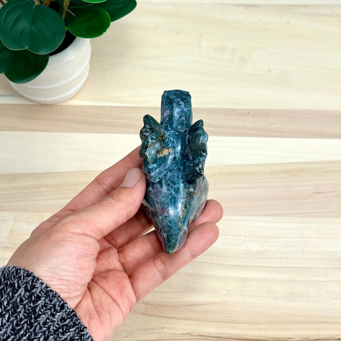 Sea Jasper Chunky Dragon - Itsy's Crystal Cove LLC
