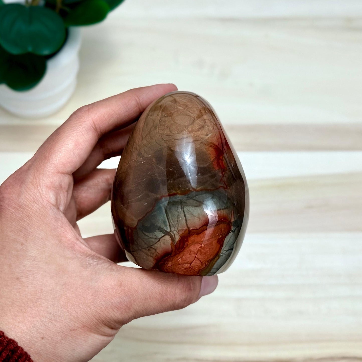 Polychrome Jasper Free Form, 1 lb. 5.9 oz. - Itsy's Crystal Cove LLC
