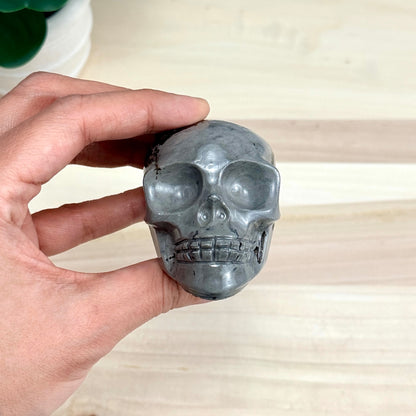 Picture Jasper Skull Carving, 2.73 in. - Itsy's Crystal Cove LLC