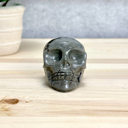 Picture Jasper Skull Carving, 2.73 in. - Itsy's Crystal Cove LLC