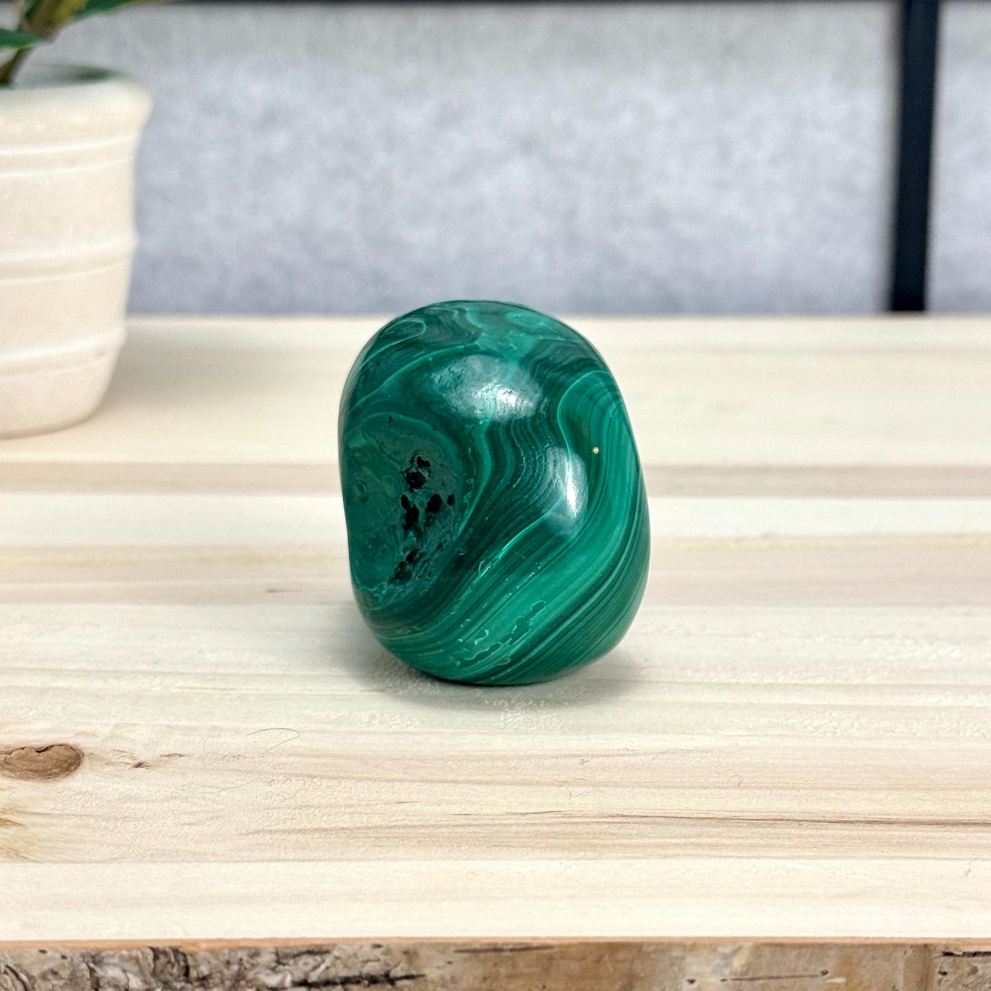 Malachite Skull Carving, 3.17 in. - Itsy's Crystal Cove LLC