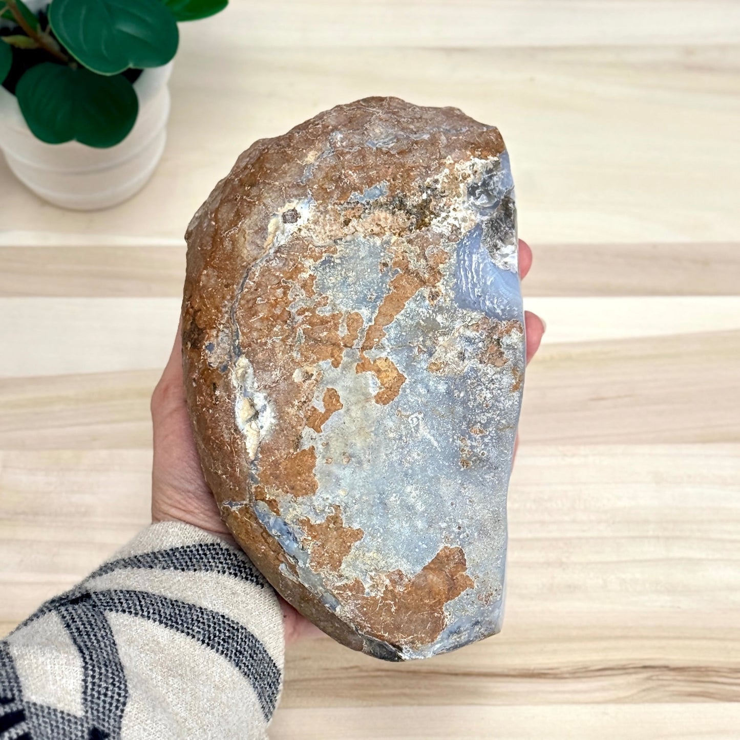 Amethyst in Agate Geode, 5 lbs. - Itsy's Crystal Cove LLC