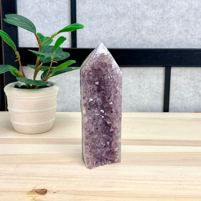 Amethyst Cluster Tower A - Itsy's Crystal Cove LLC